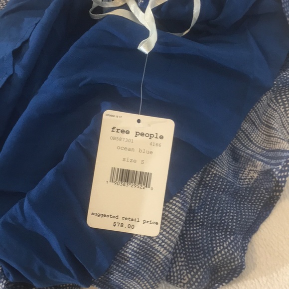 Free people ocean blue swing tank - Picture 7 of 8